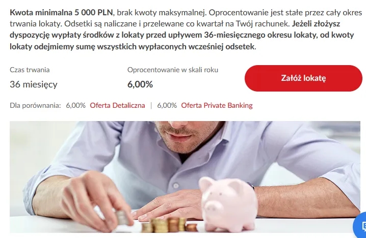Lokaty rentierskie: aktualne oprocentowanie i warunki w bankach