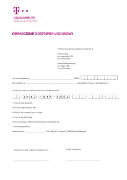 Odstąpienie od umowy T-Mobile: gdzie wysłać i jak to zrobić?