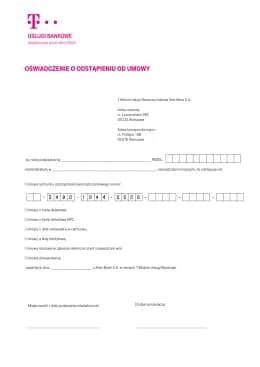 Jak wypełnić formularz odstąpienia od umowy T-Mobile: 7 kroków