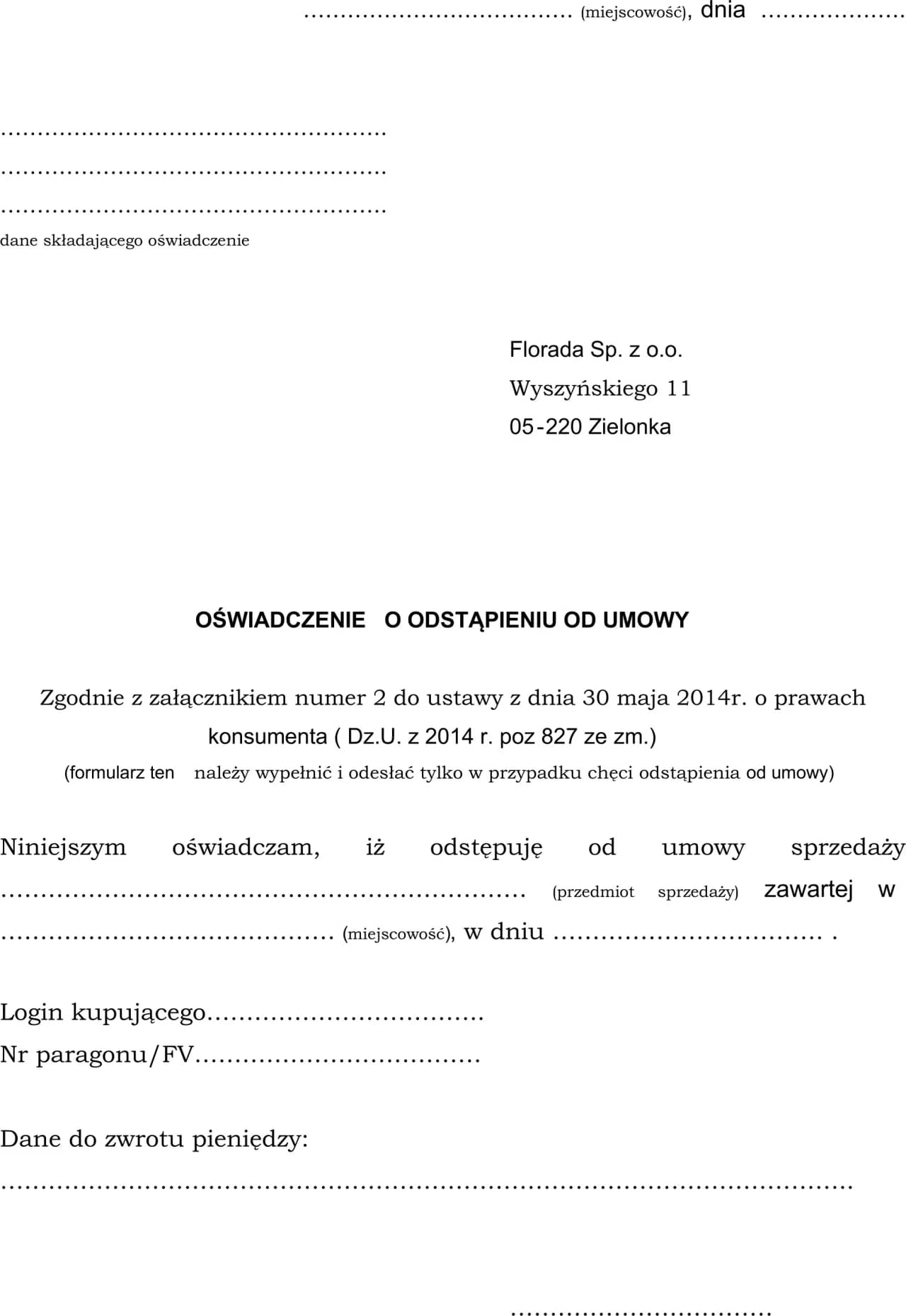 Jak bezpiecznie i bez opłat odstąpić od umowy z Energetyczne Centrum?